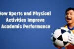 Boy in sports uniform holding a football, showing how sports and physical activities boost academic performance.