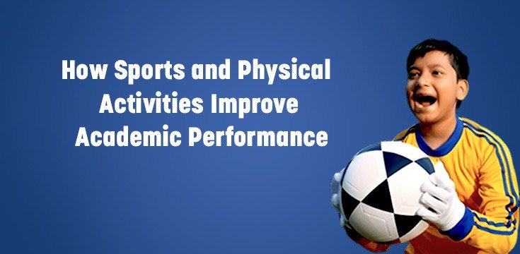 Boy in sports uniform holding a football, showing how sports and physical activities boost academic performance.
