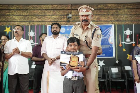 INVESTITURE CEREMONY 2025-Inaugural Function held on 19-July-2025-100% Attendance Award distribution for the Students for the AY 2024-25