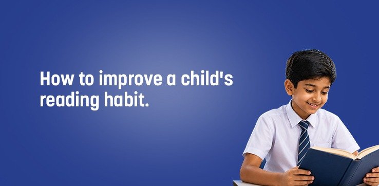 Child reading book – reading habit for kids